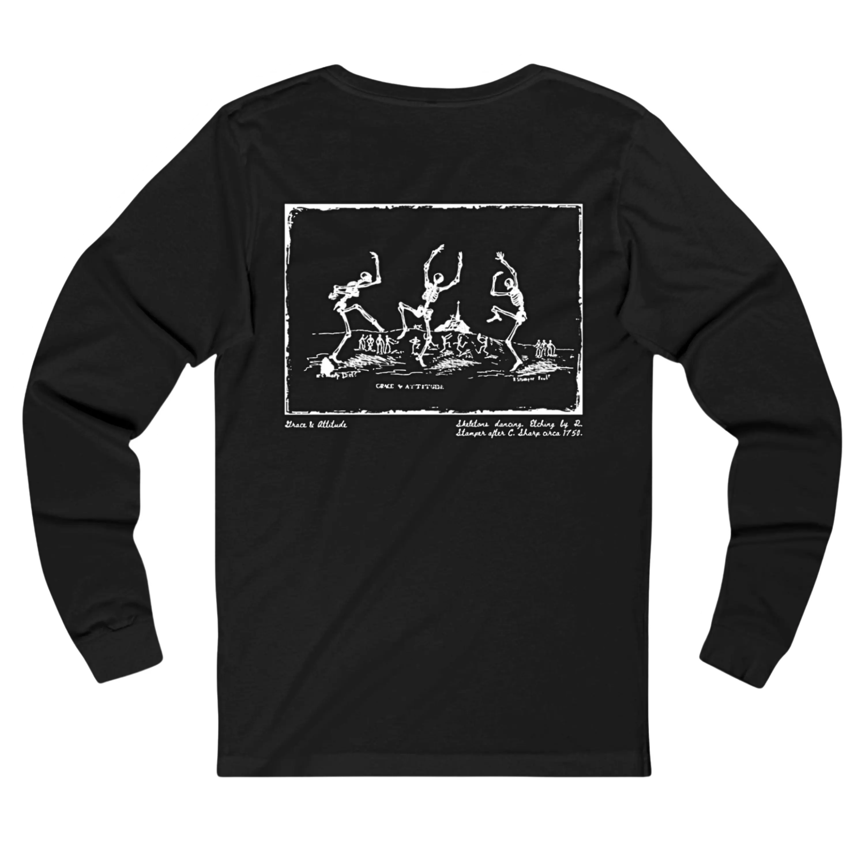 Dancing Skeletons Occultist Long Sleeve Tee