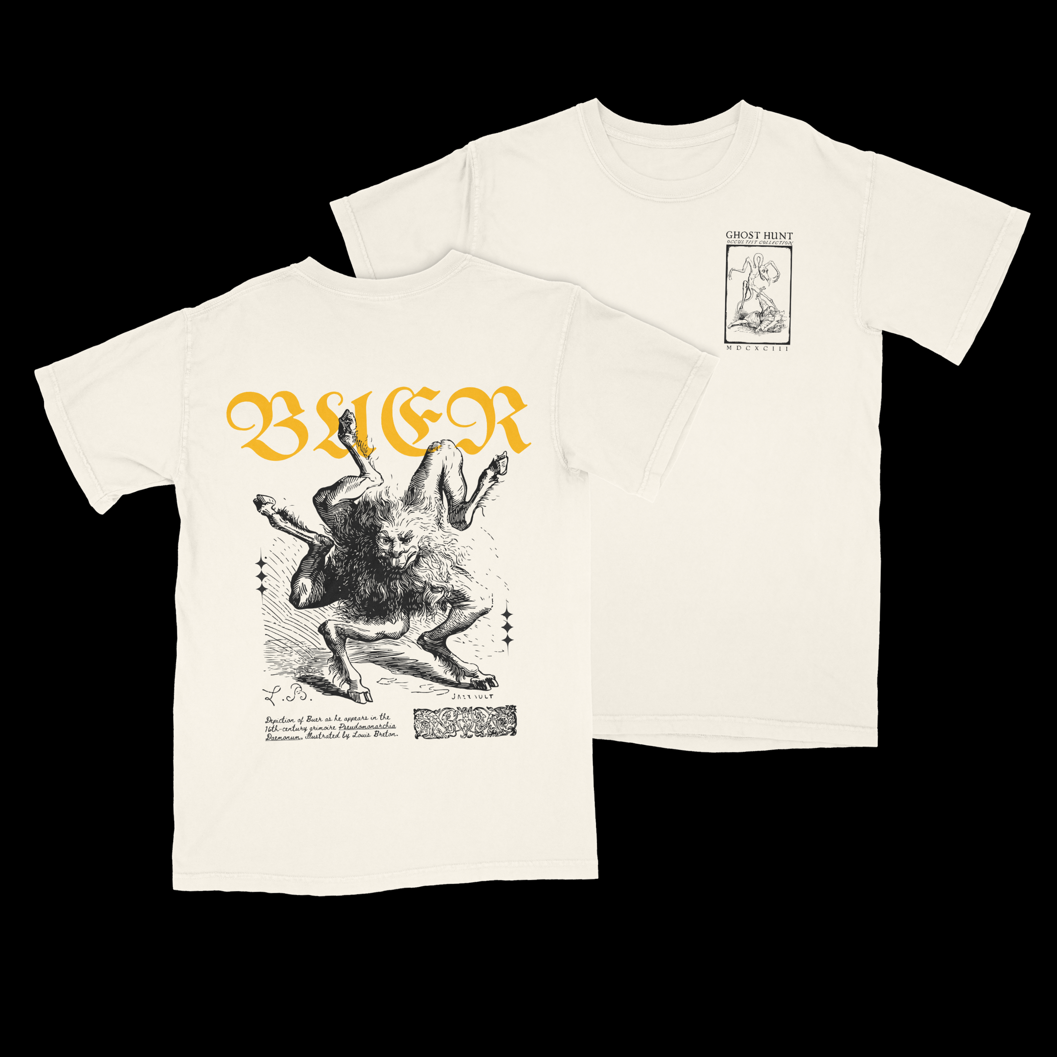 Buer Occultist Vintage Tee Ghost Hunt -