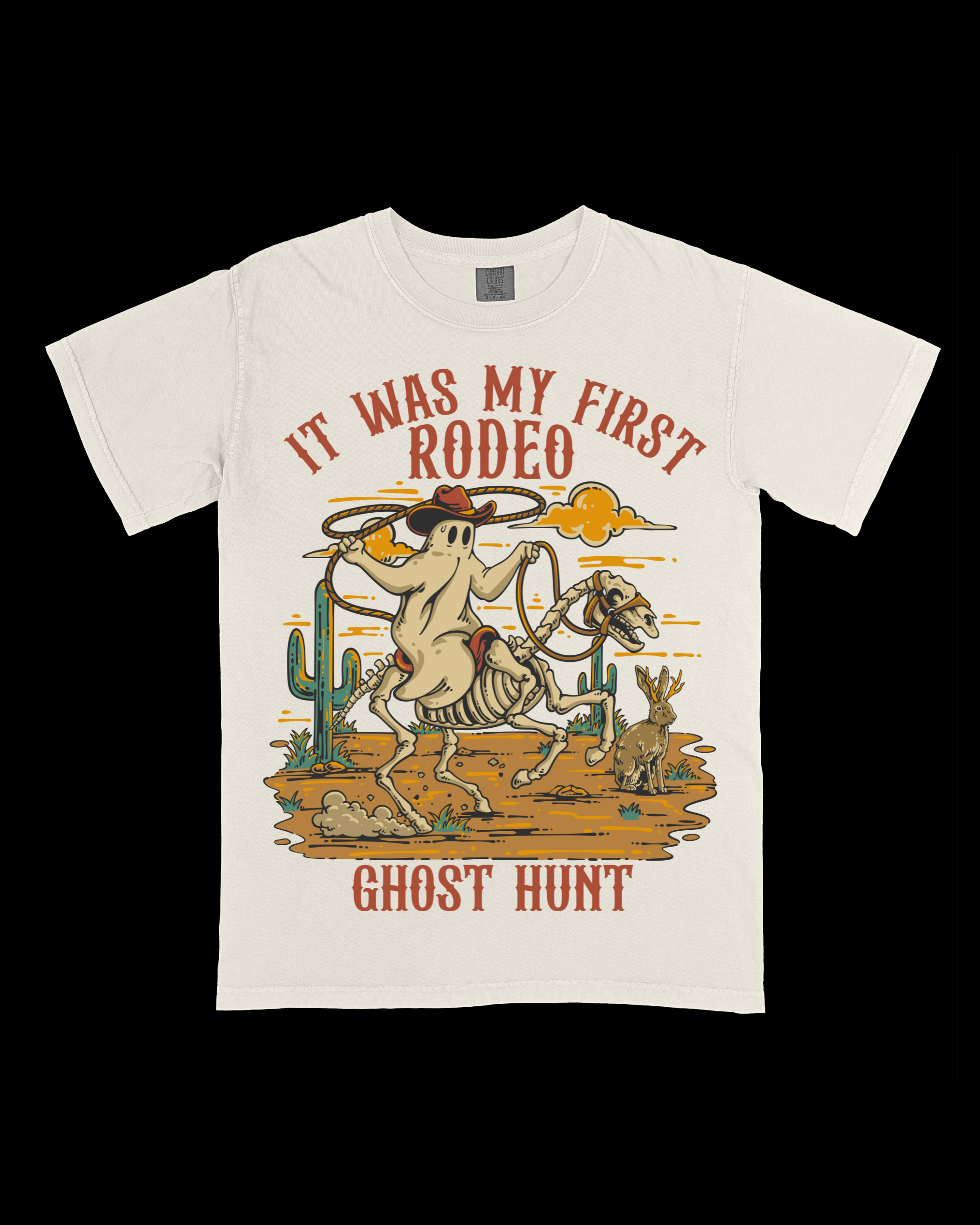 Ghost Cowboy Vintage Tee Ghost Hunt -