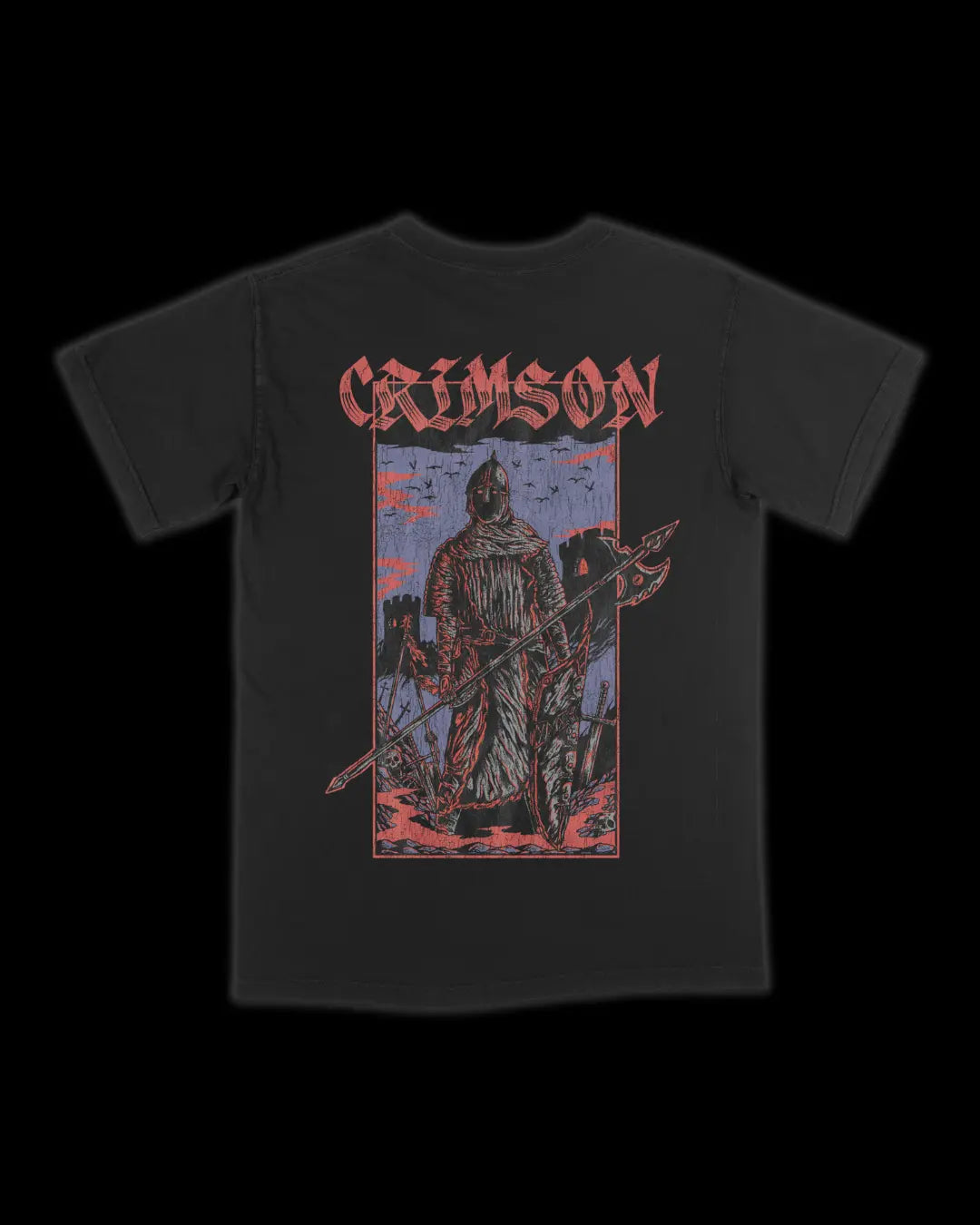 Crimson Court Dark Fantasy T-Shirt - Ghost Hunt