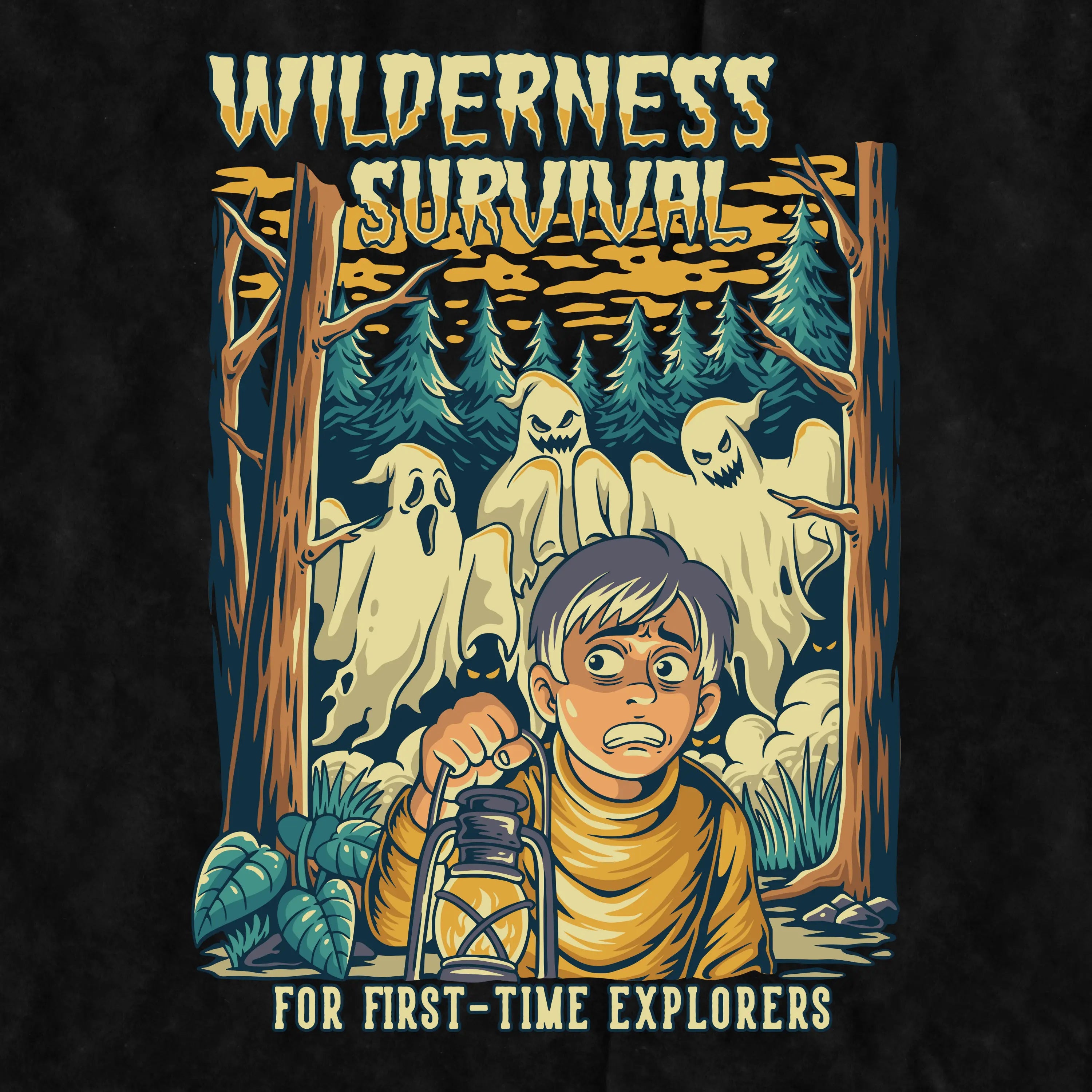 Wilderness Survival Guide T-Shirt Ghost Hunt -