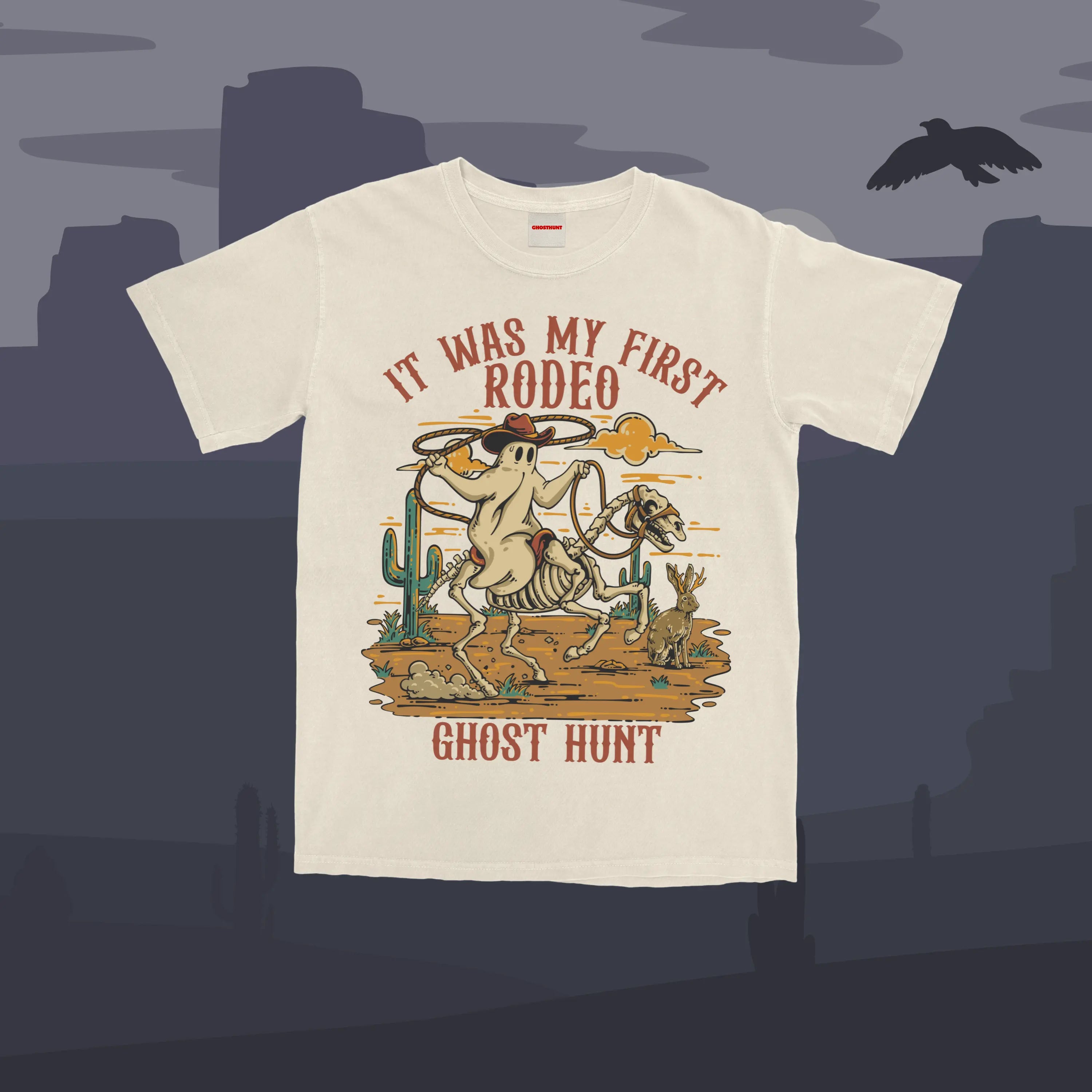 Ghost Cowboy Vintage Tee Ghost Hunt -