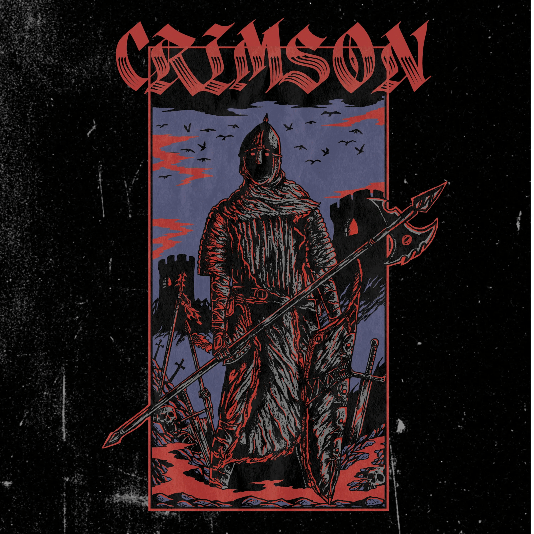 Crimson Court Dark Fantasy T-Shirt - Ghost Hunt - T-Shirt