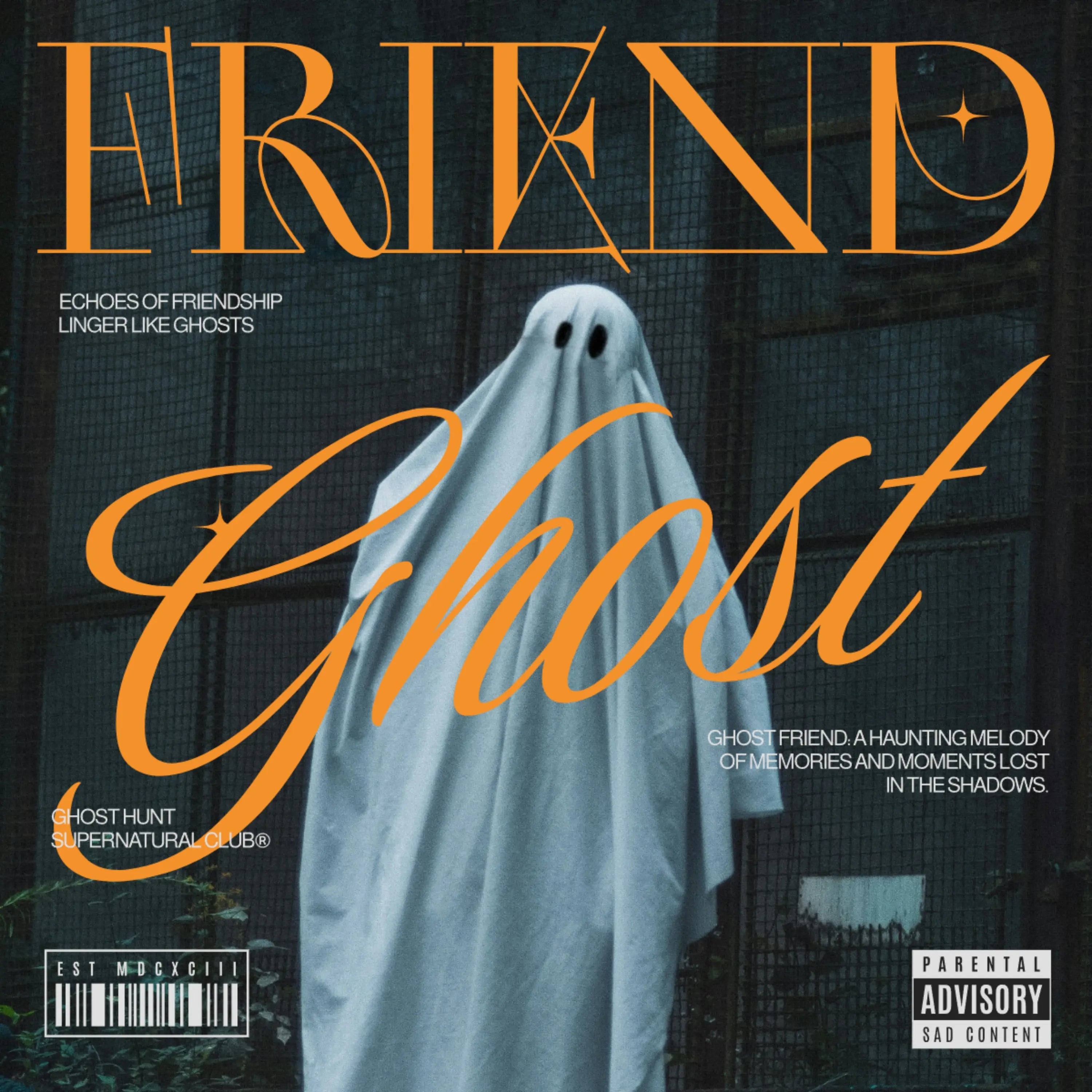 ghost firend art mock