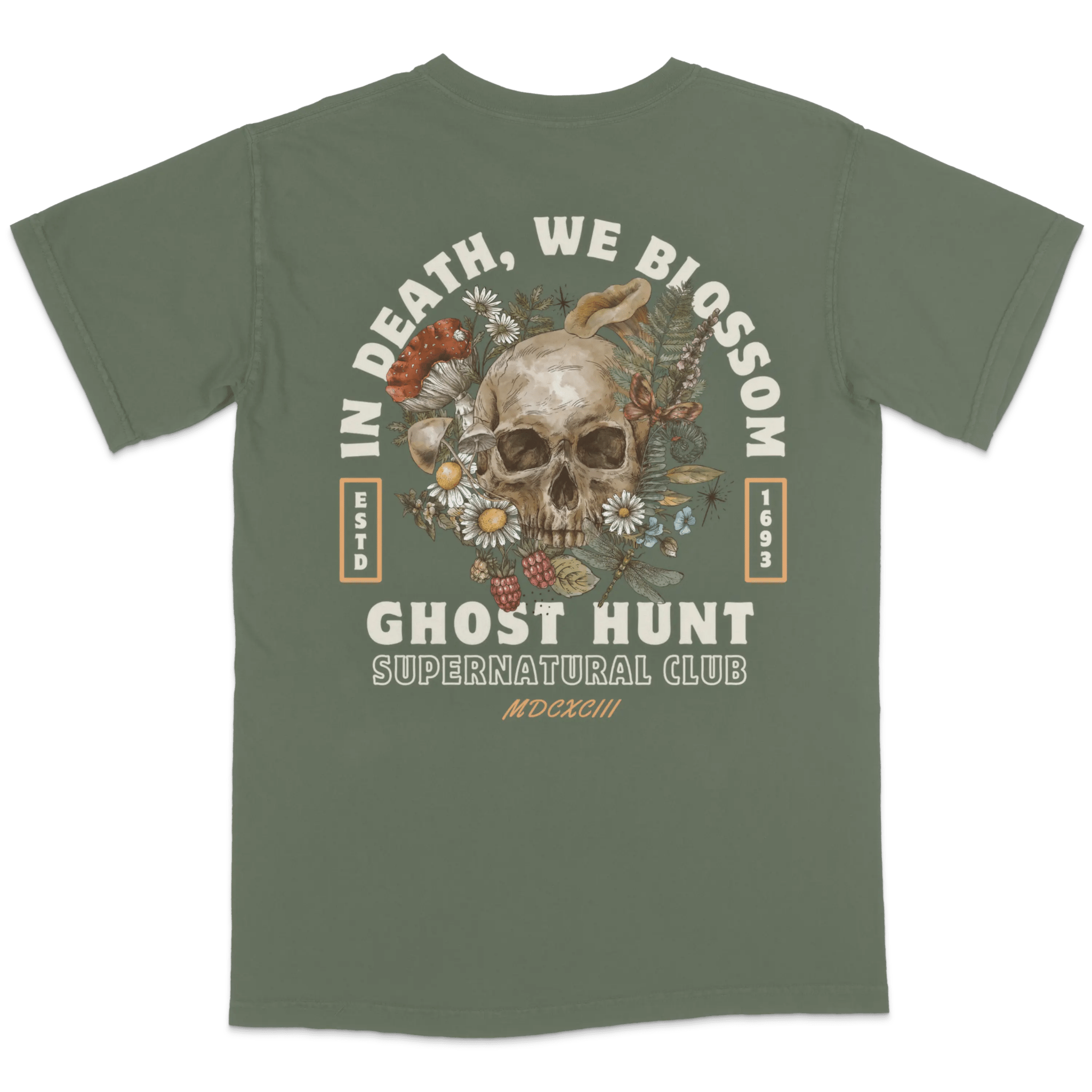 In Death We Blossom Vintage Tee - Ghost Hunt - T-Shirt