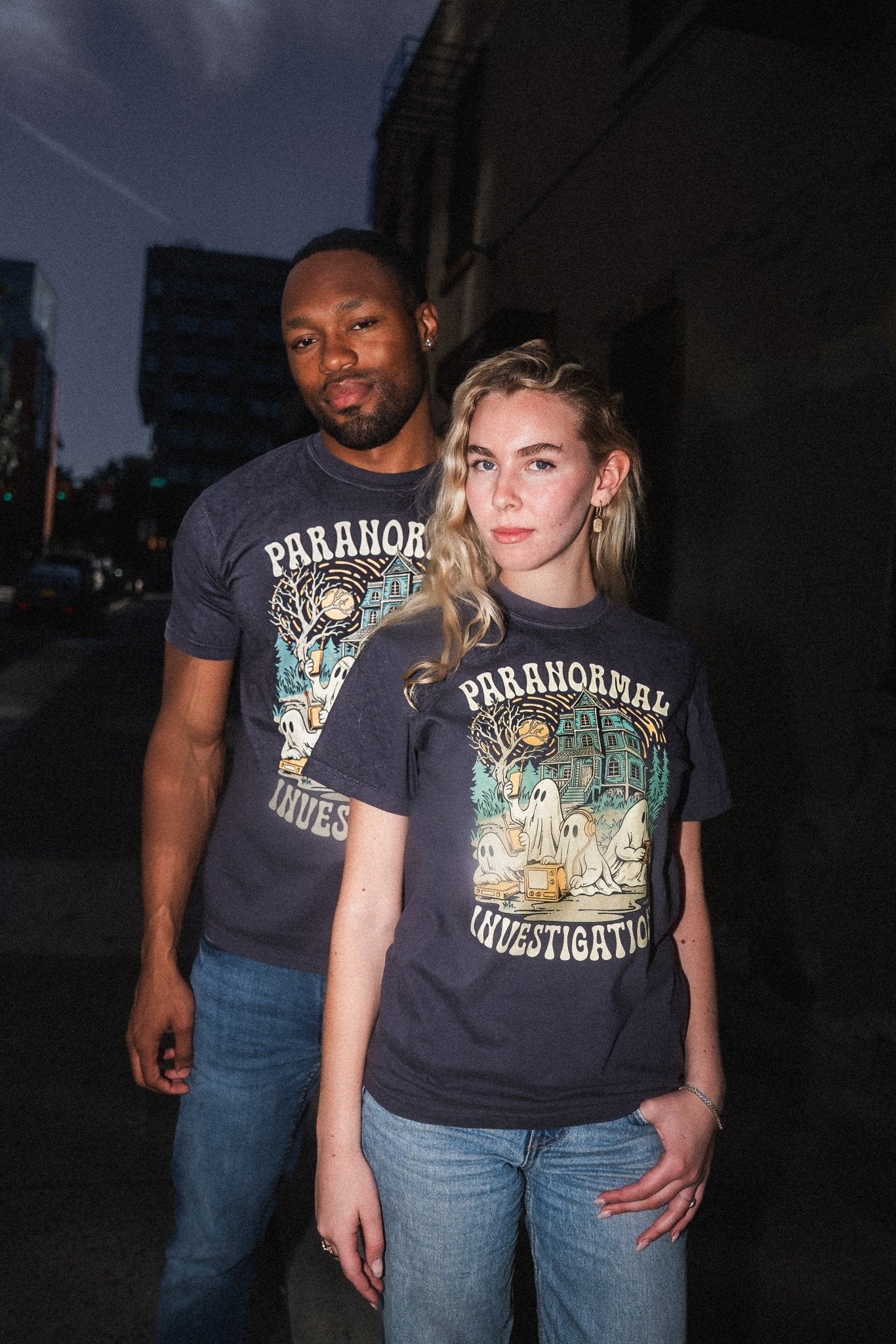 Paranormal Investigation Ghost Vintage Tee - Ghost Hunt - T-Shirt