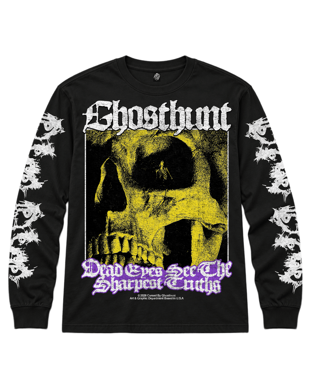 Skull Dweller Heavyweight Tee - Ghosthunt -