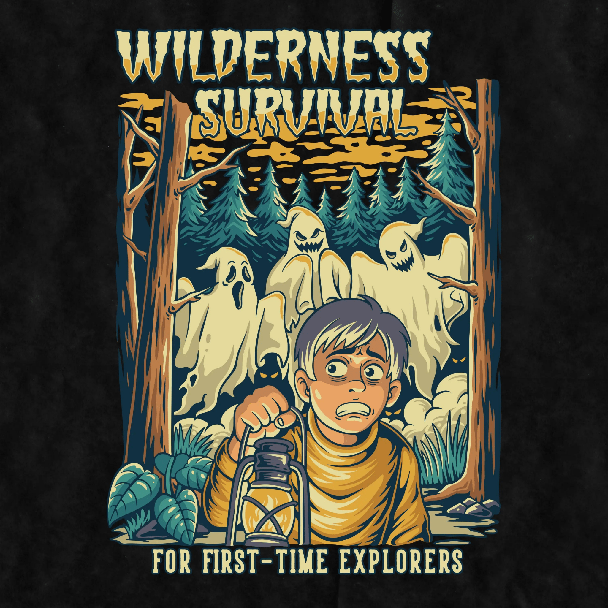 Wilderness Survival Guide T-Shirt - Ghost Hunt - T-Shirt