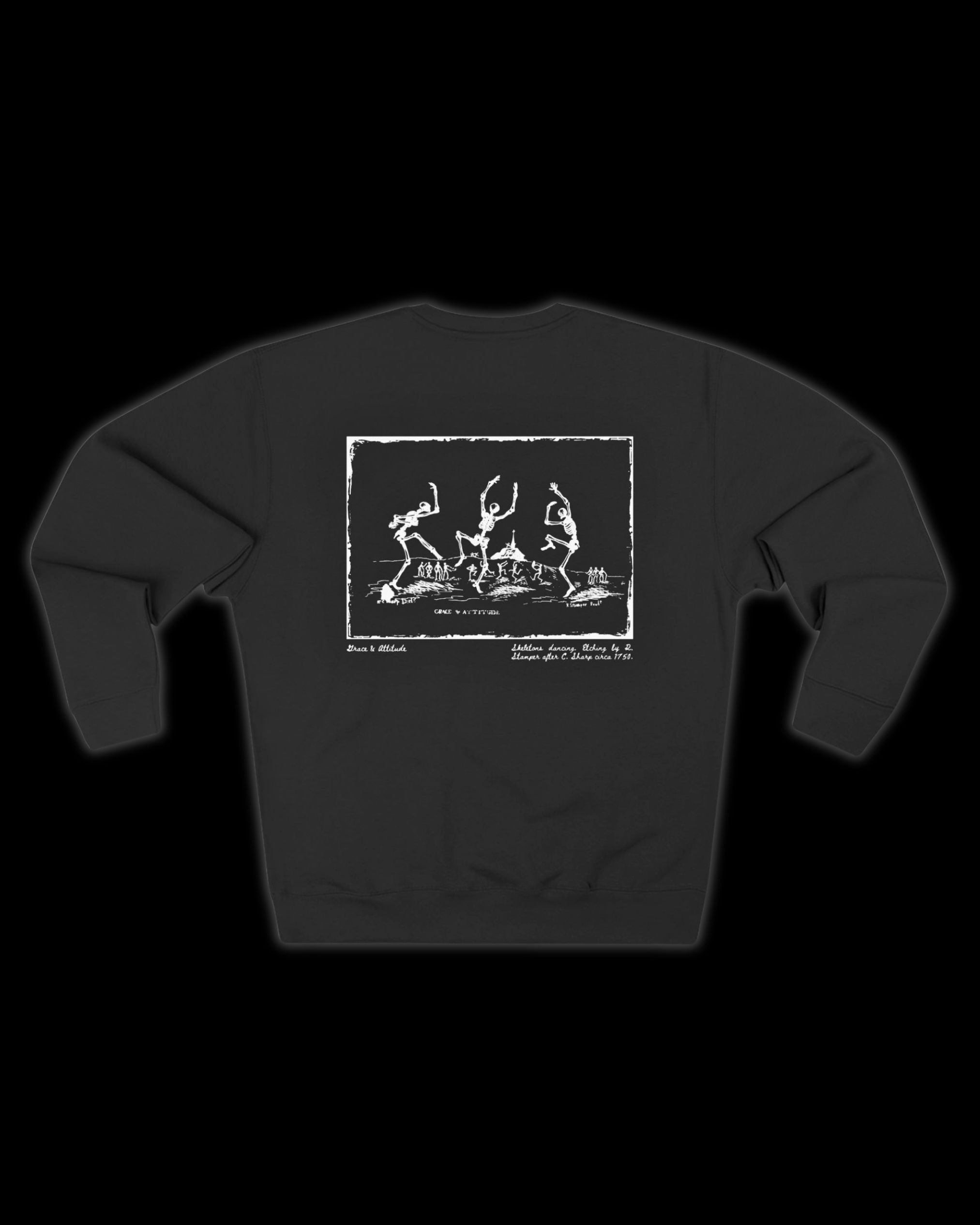 Dancing Skeletons Occultist Sweater Ghost Hunt -     