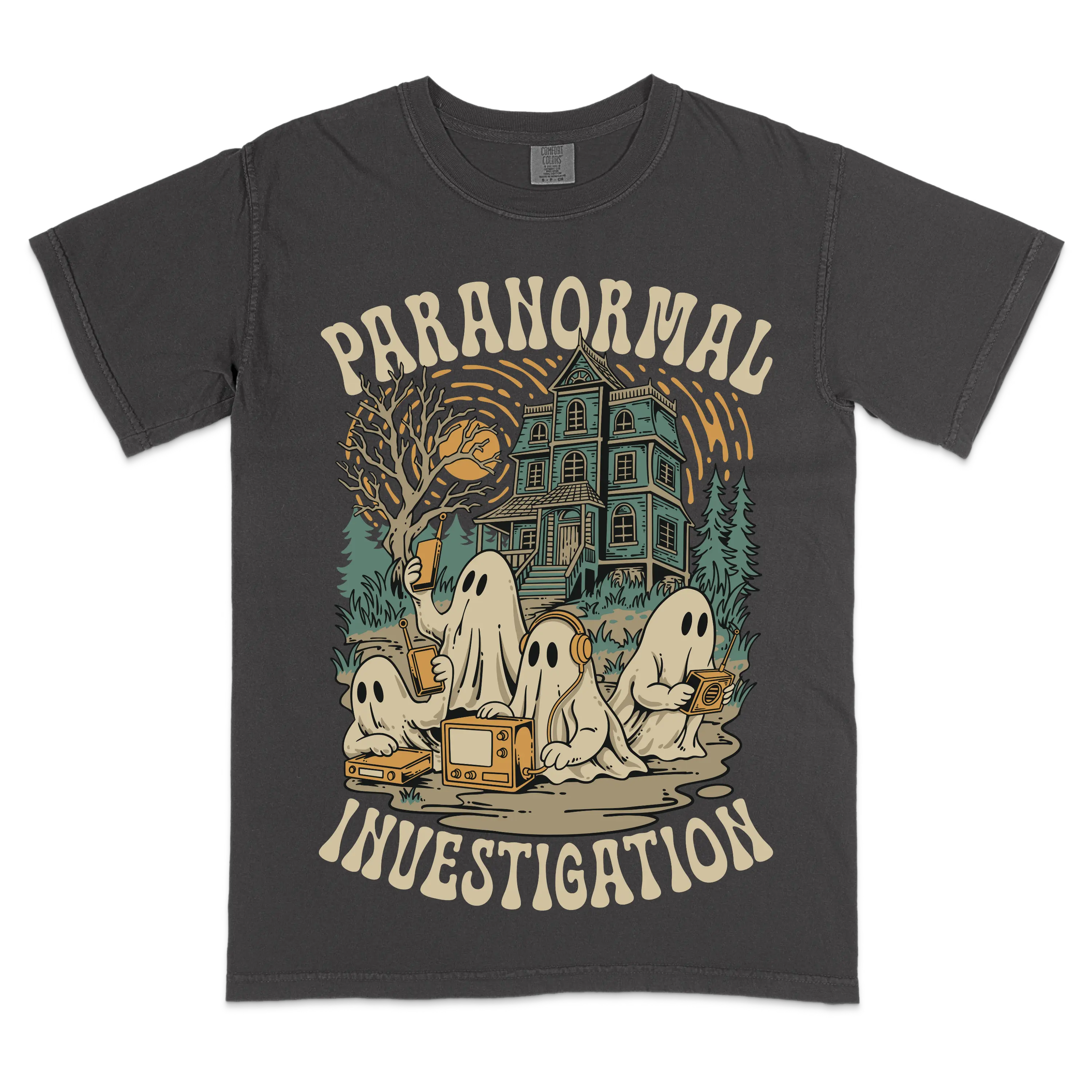 Paranormal Investigation Ghost Vintage Tee