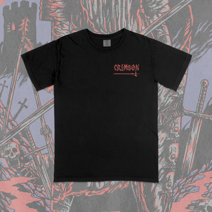Crimson Court Dark Fantasy T-Shirt Ghost Hunt -     