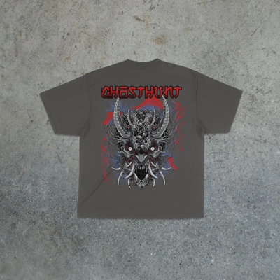 Dokkaebi - Korean Goblin Oversized Tee Ghost Hunt -     