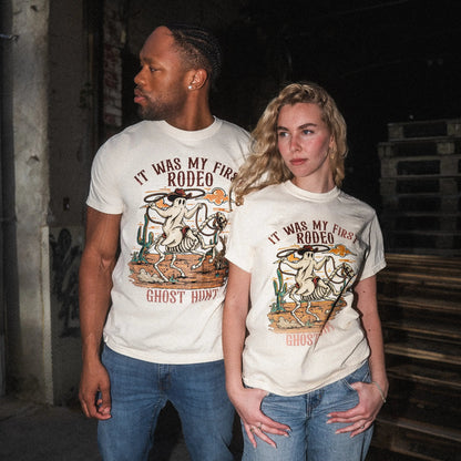 Ghost Cowboy Vintage Tee Ghost Hunt -     