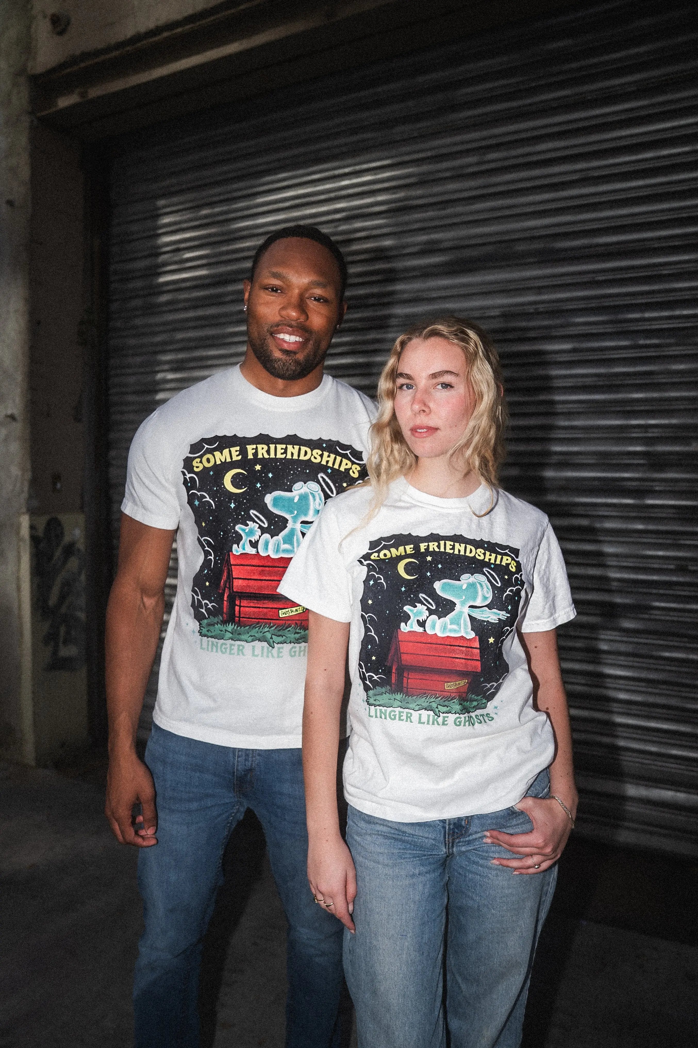 Whimsical Friendship Ghost T-Shirt Ghost Hunt -     