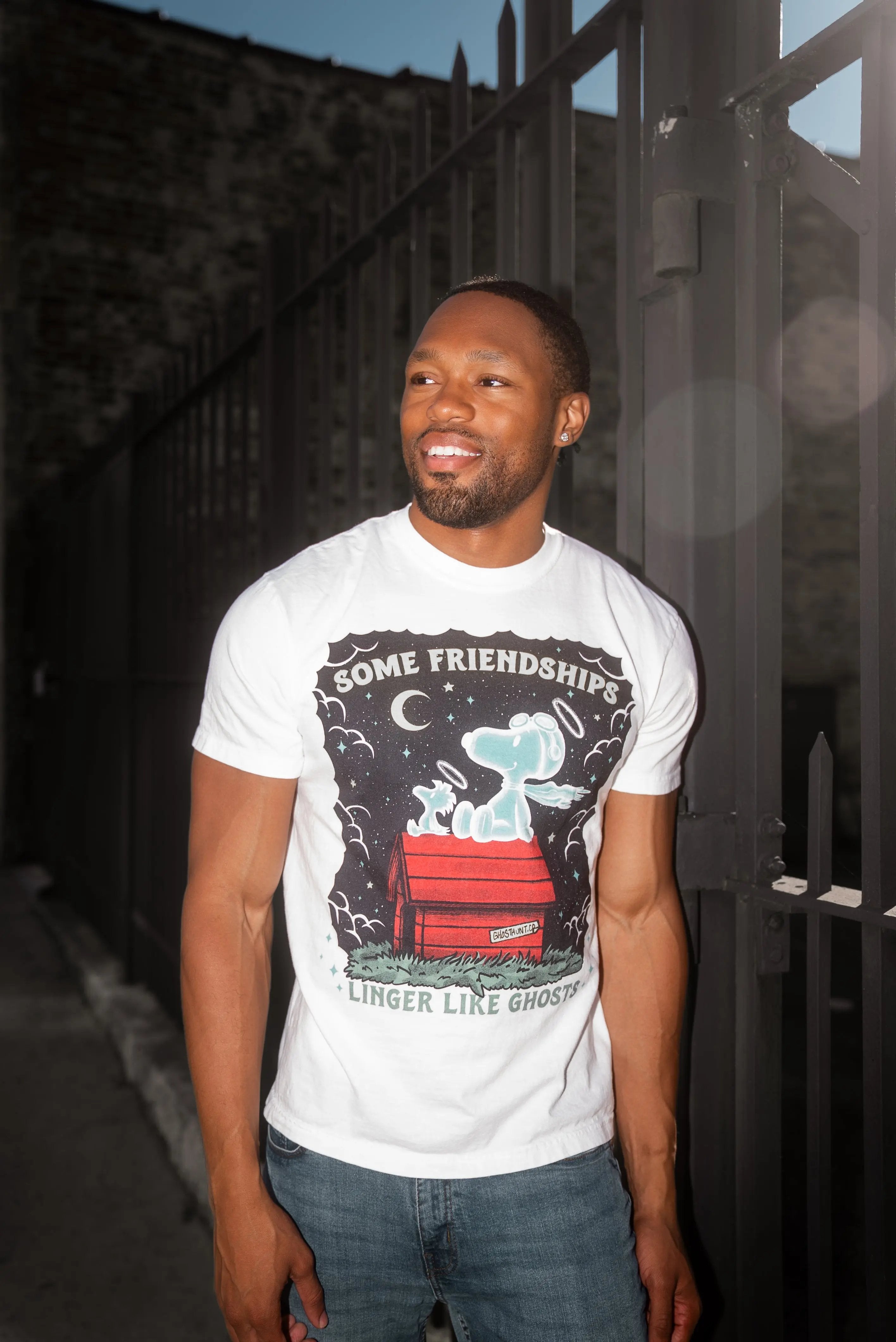 Whimsical Friendship Ghost T-Shirt Ghost Hunt -     