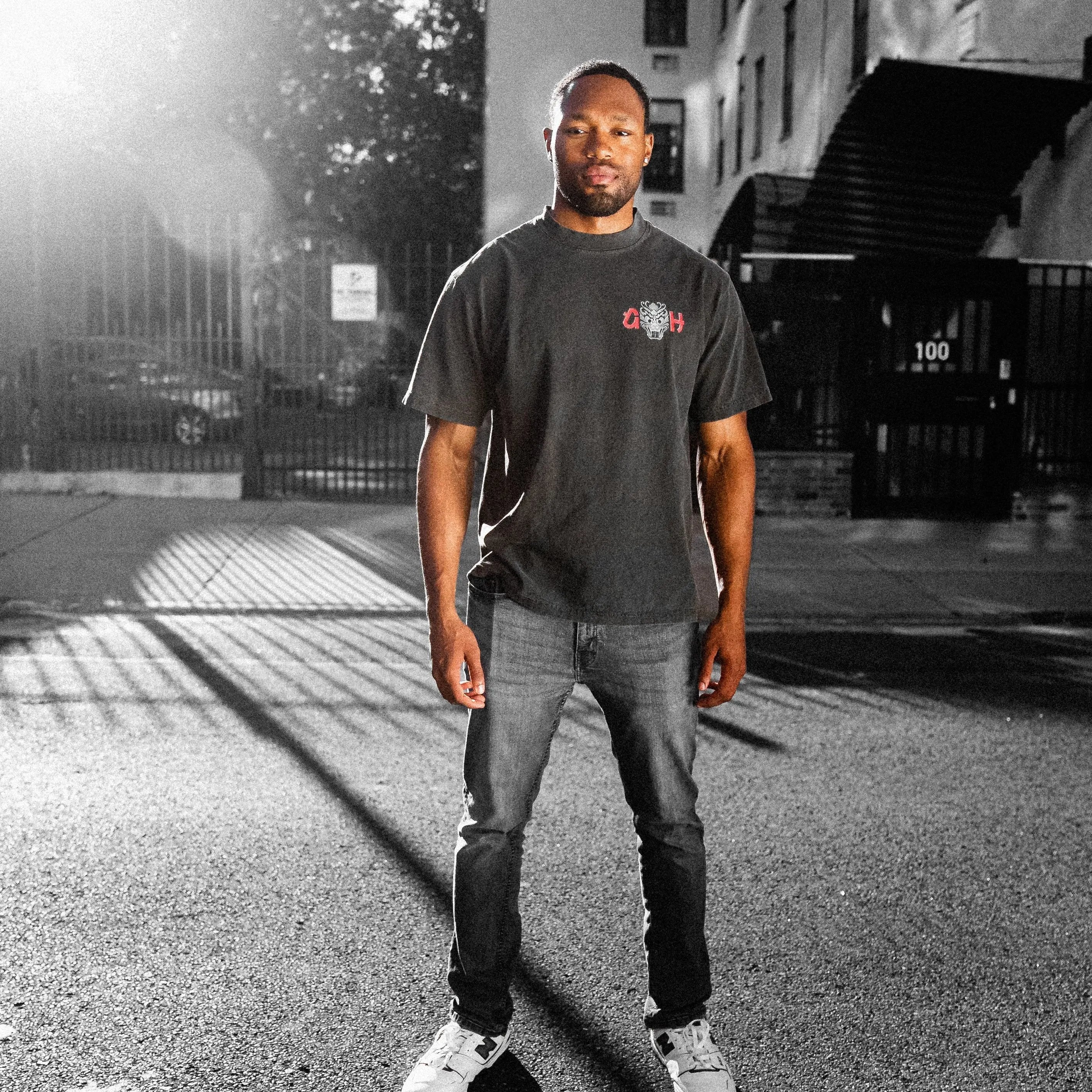 Dokkaebi - Korean Goblin Oversized Tee Ghost Hunt -     