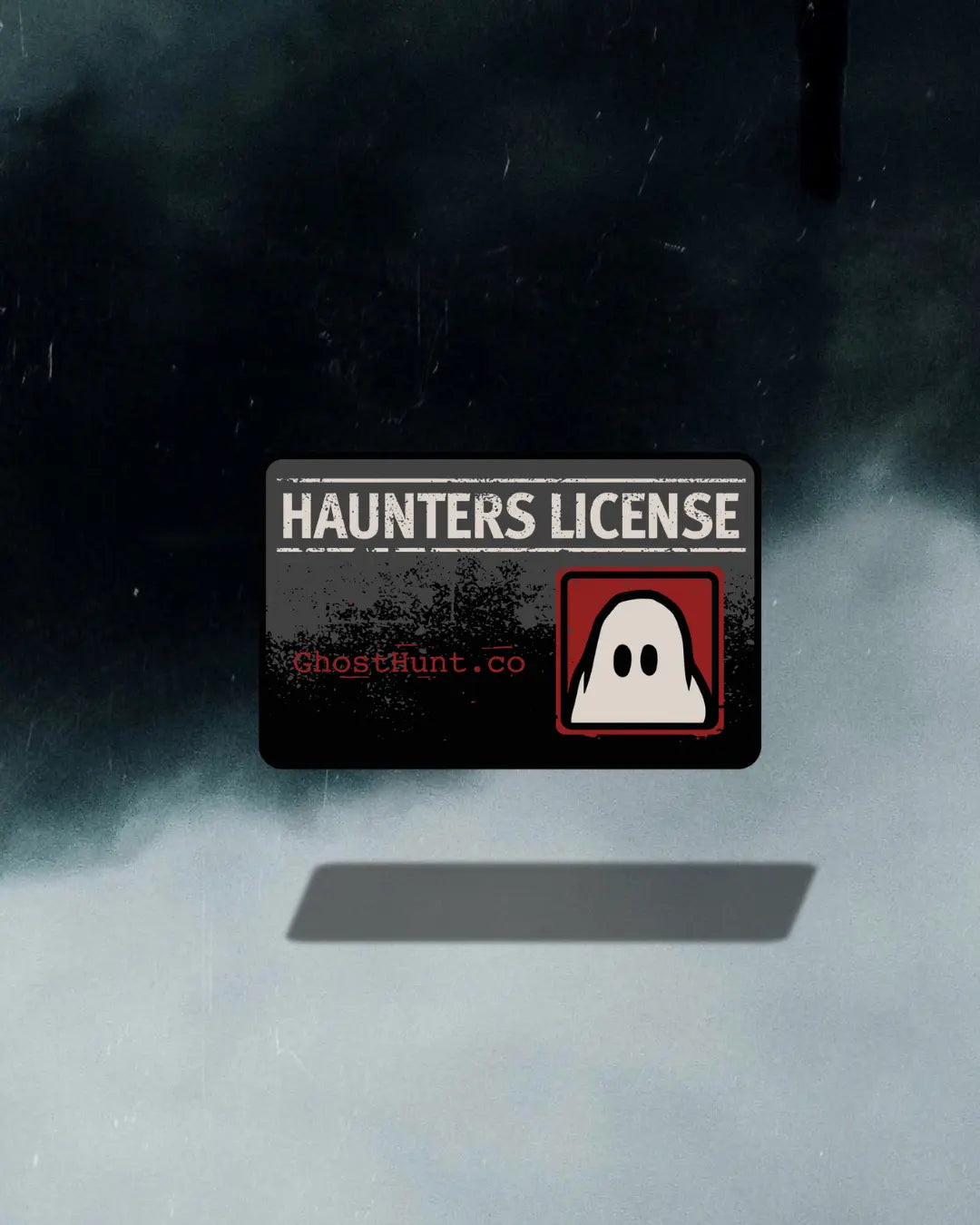 License to Haunt Vinyl Sticker