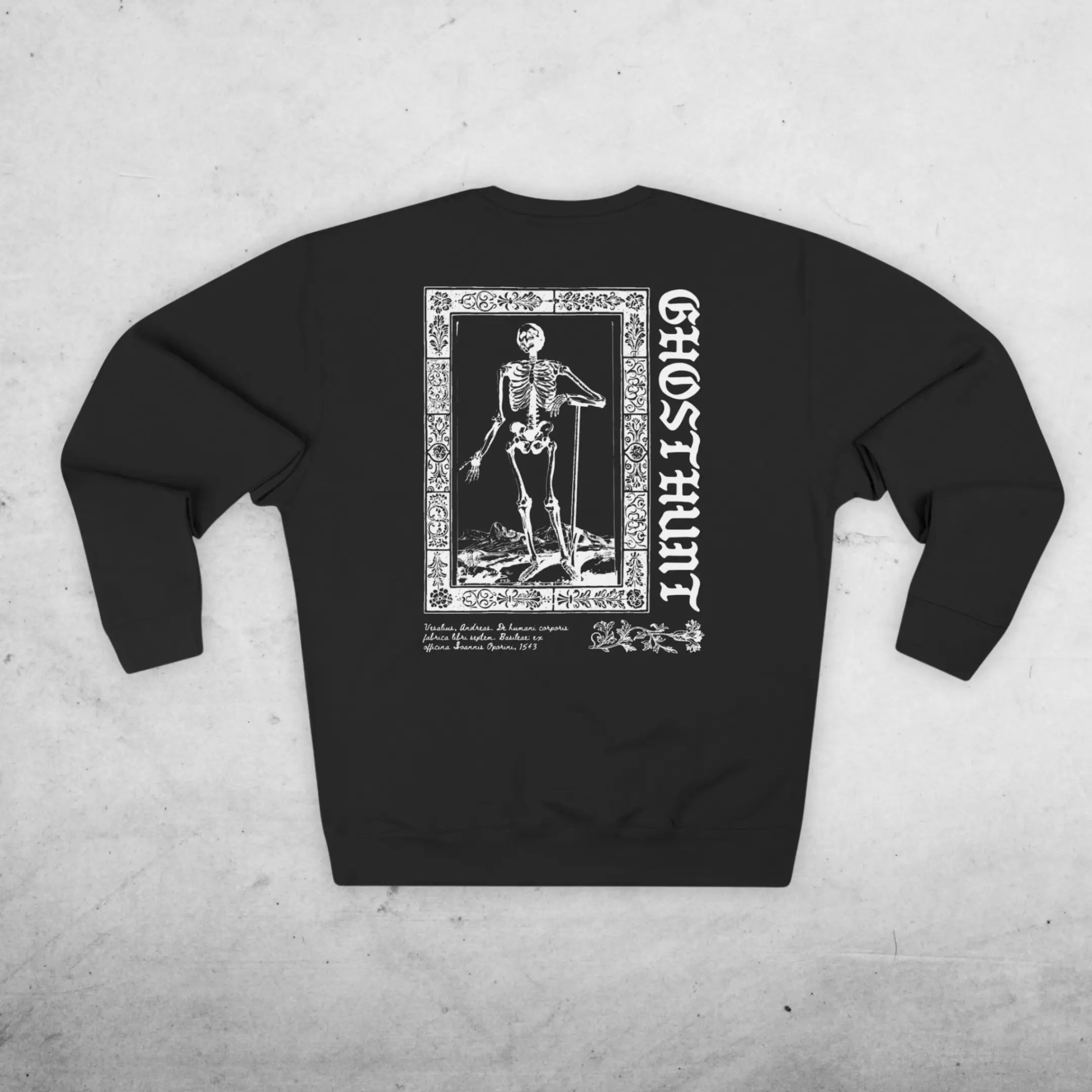Humani Corporis Sweater Ghost Hunt -  48.00 Black / 2XL