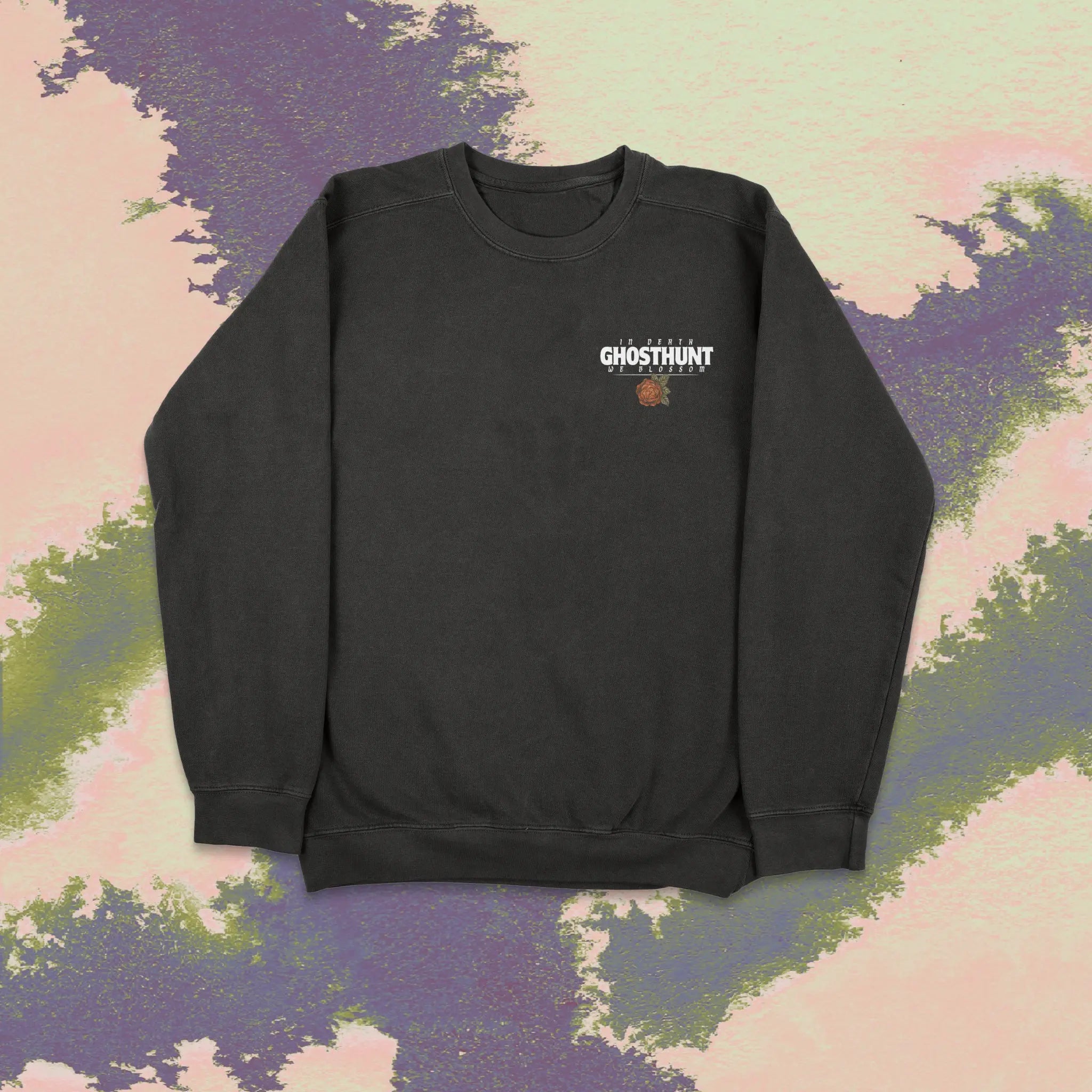 In Death We Blossom Sweatshirt Ghost Hunt - 
