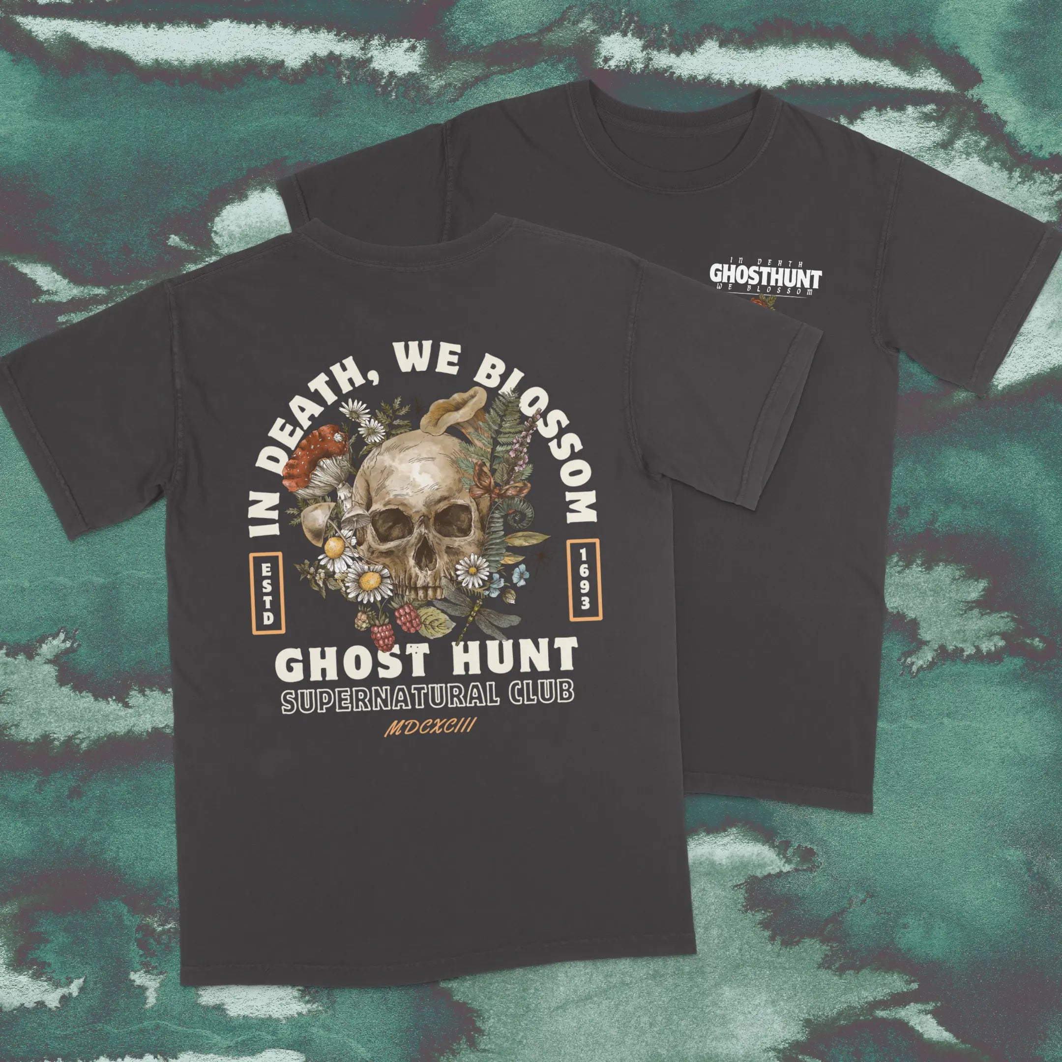 In Death, We Blossom Vintage TeeGhost Hunt