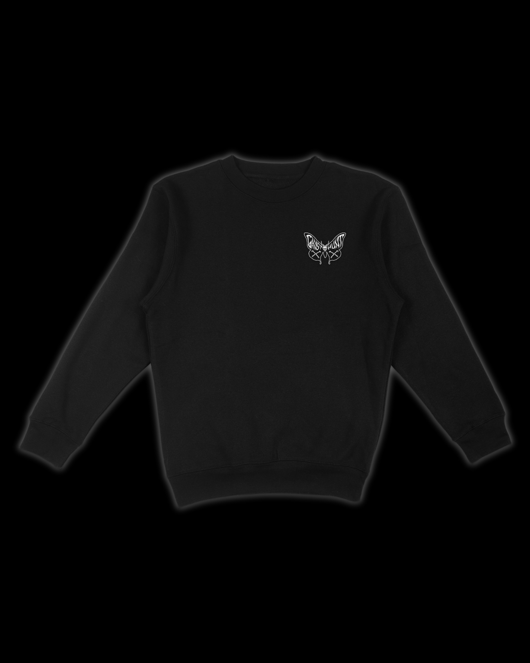 Moth and Bones Fleece Crewneck Ghost Hunt -     