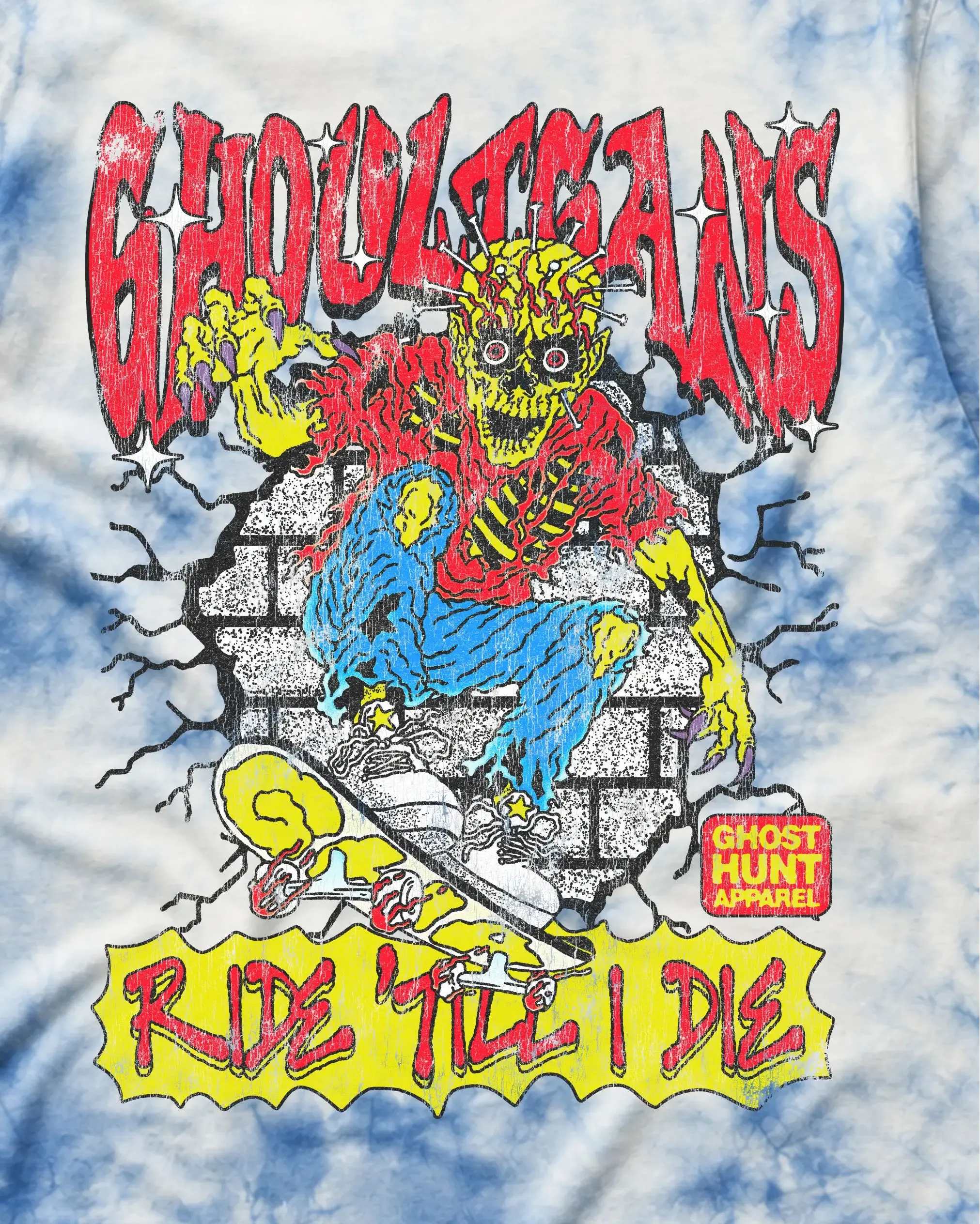 Ghouligans Skateboard Tee Ghost Hunt -     