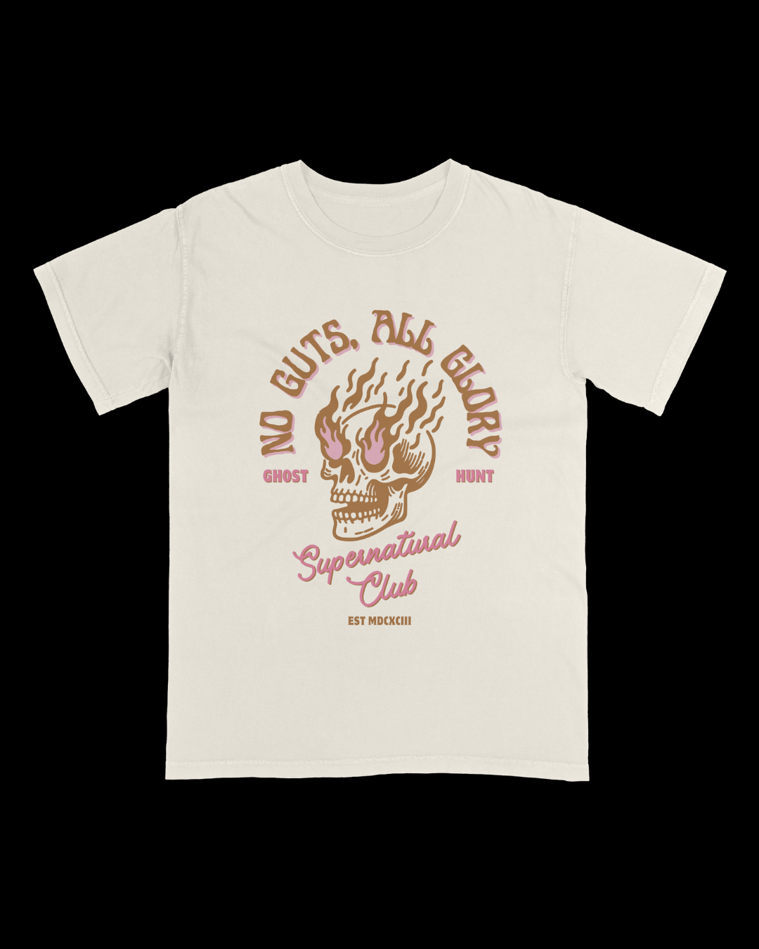 No Guts All Glory Vintage Tee Ghost Hunt -     