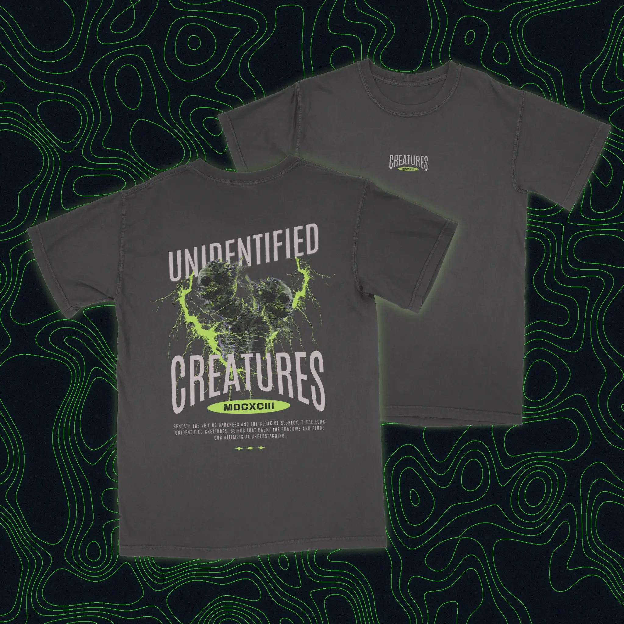 Unidentified Creatures Vintage Tee Ghost Hunt
