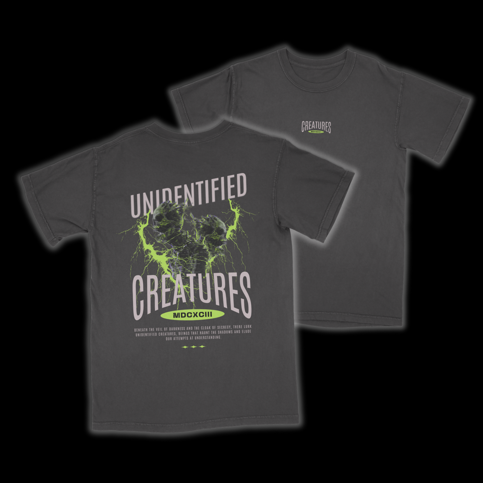 Unidentified Creatures Vintage Tee Ghost Hunt -     