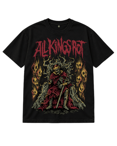 All Kings Rot Heavyweight Tee - Ghosthunt -