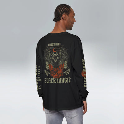 Black Magic Salem Long Sleeve Tee Ghost Hunt -  40.00 Black / 3XL