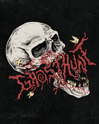 Chaos Skull Box Tee - Ghosthunt -