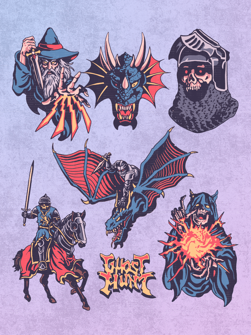 Dark Fantasty Sticker Pack - Ghosthunt - Stickers