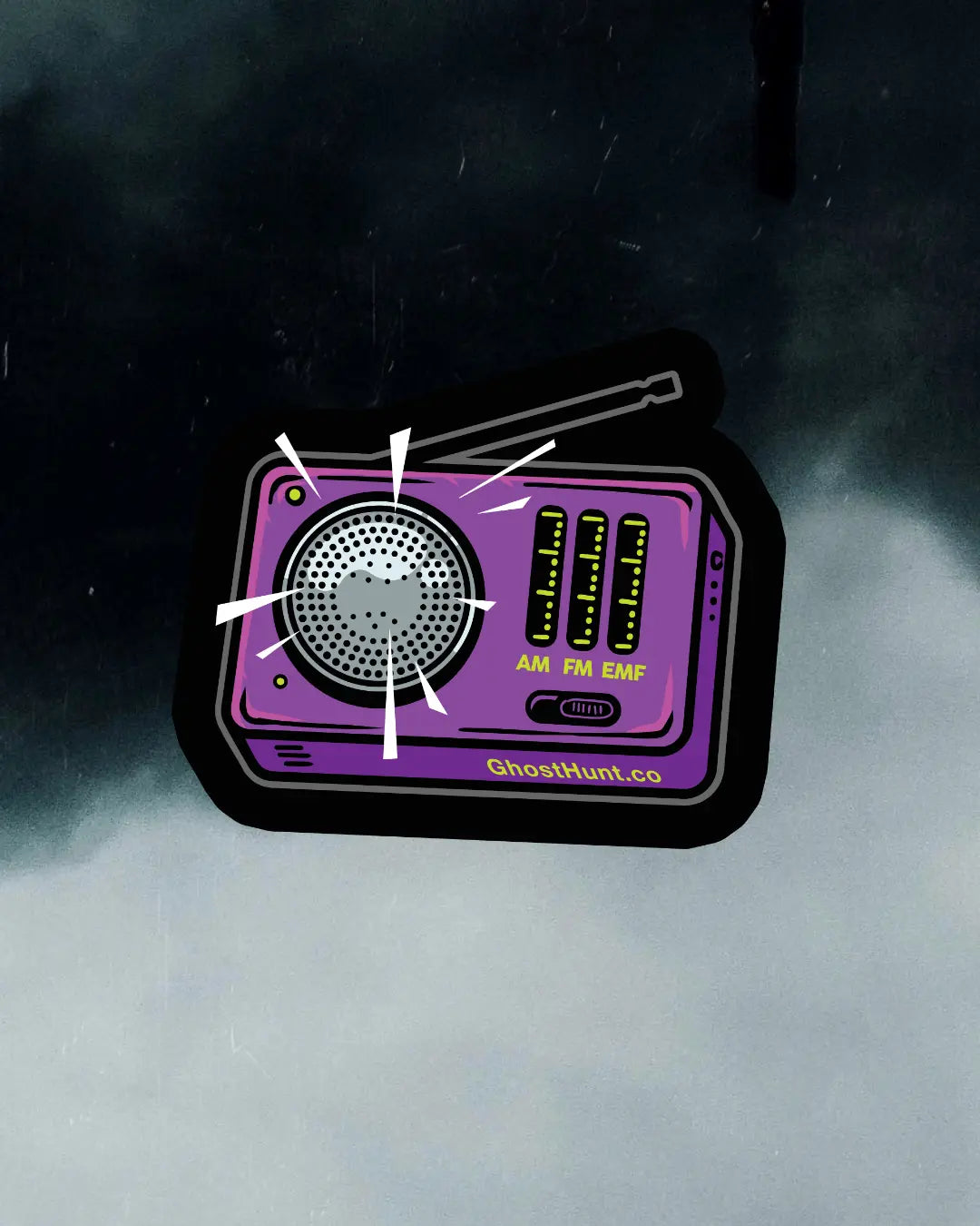EMF Radio Vinyl Sticker - Ghost Hunt - Stickers
