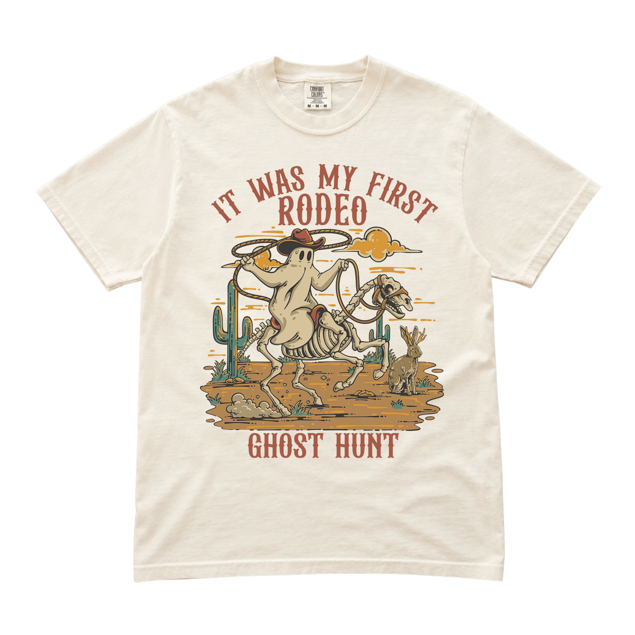 Ghost Cowboy Tee - Ghost Hunt - T-Shirt