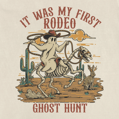 Ghost Cowboy Vintage Tee - Ghost Hunt - T-Shirt