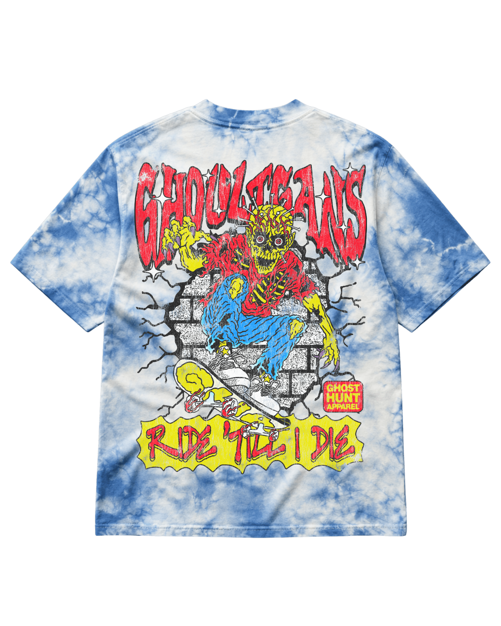 Ghouligans Skateboard Tee - Ghost Hunt - T-Shirt