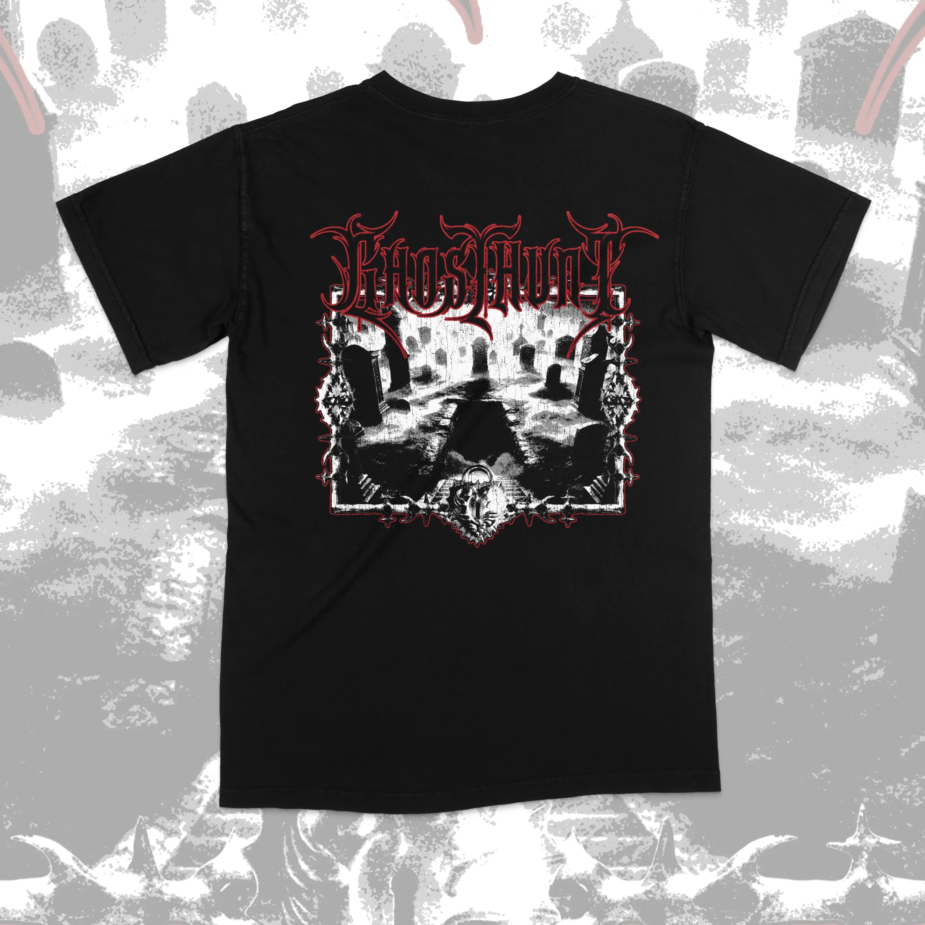 Gothic Cemetary Tee Ghost Hunt - 