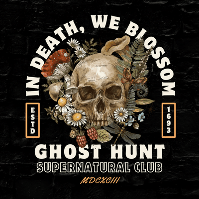 In Death We Blossom Vintage Tee - Ghost Hunt - T-Shirt