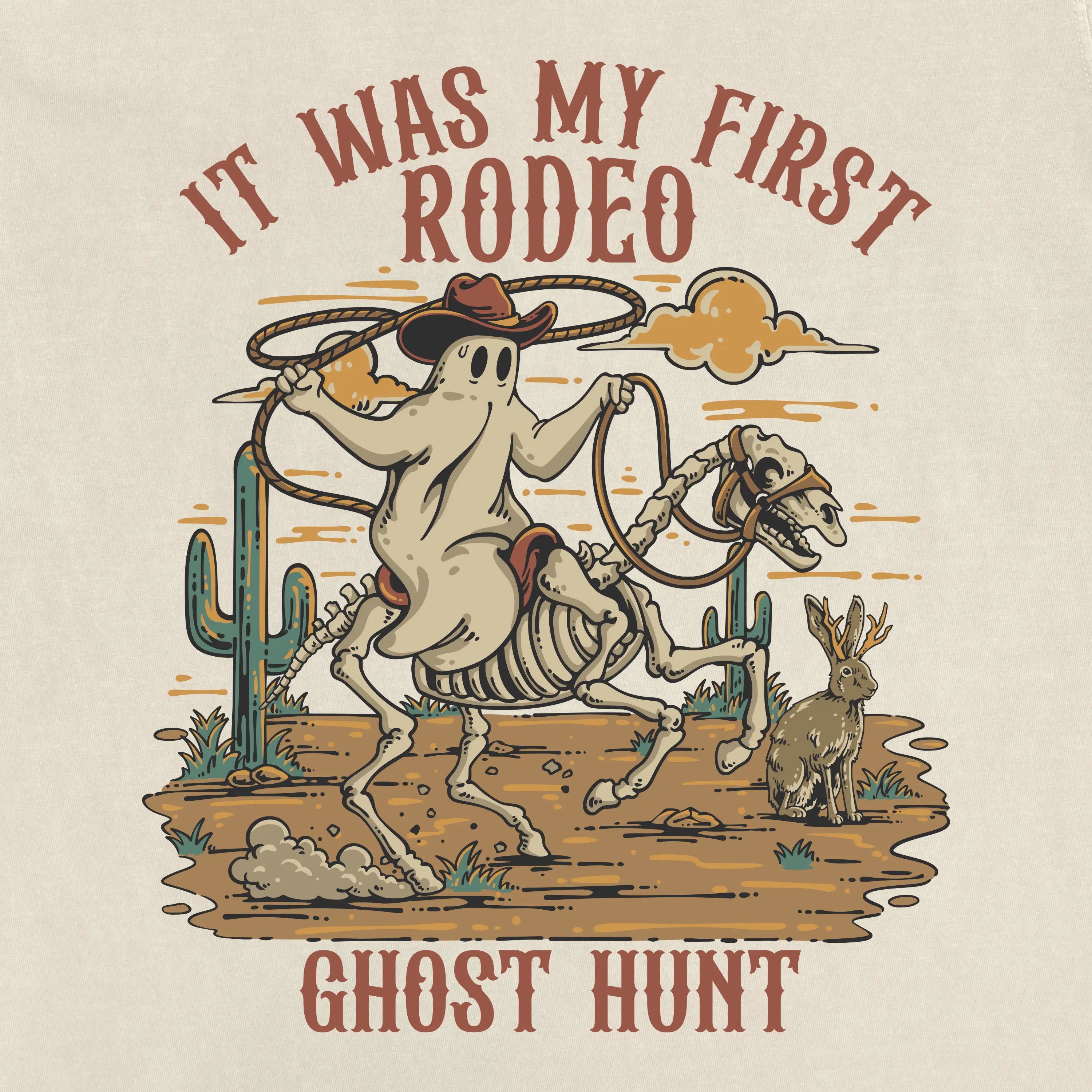 Ghost Cowboy Vintage Tee Ghost Hunt -     