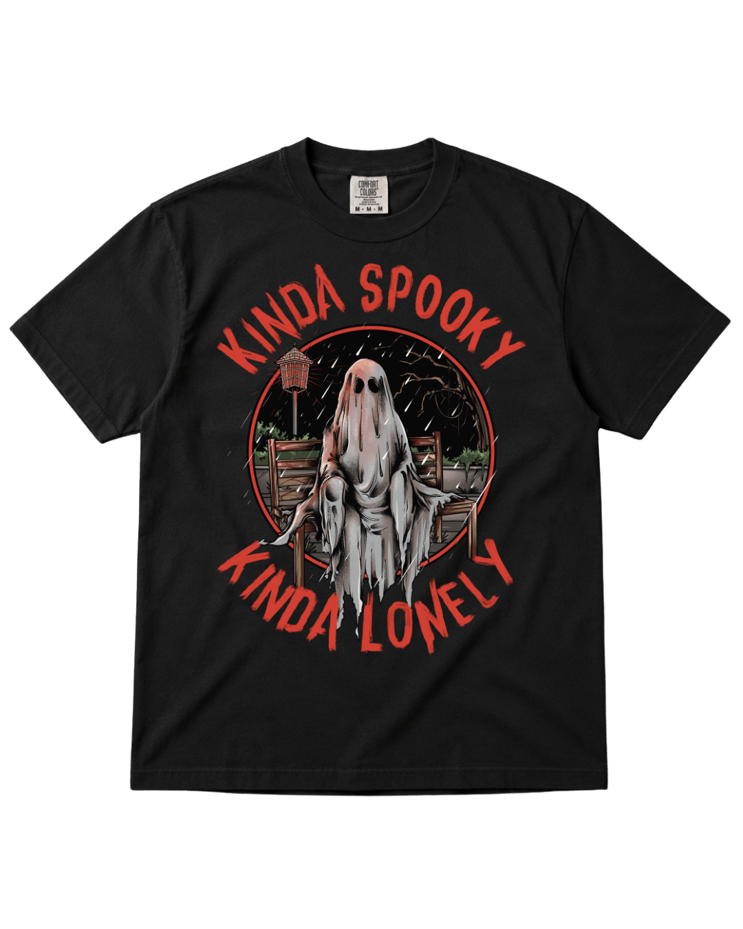 Kinda Spooky, Kinda Lonely Tee - Ghost Hunt - T-Shirt
