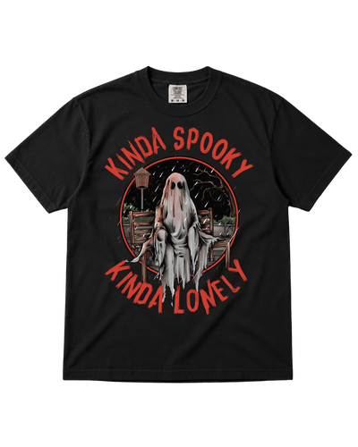 Kinda Spooky, Kinda Lonely Tee - Ghost Hunt - T-Shirt