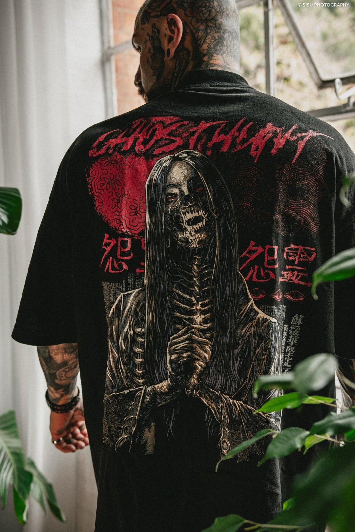 Onryo Garment-Dyed Heavyweight Tee - Ghosthunt - T-Shirt