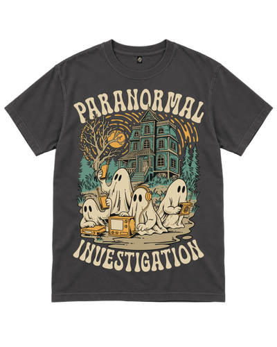 Paranormal Investigation Ghost Vintage Tee - Ghosthunt - T-Shirt