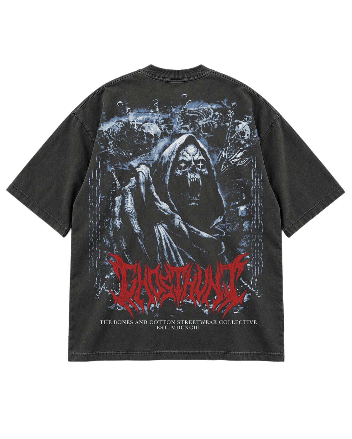 Reaper Garment-Dyed Heavyweight Tee - Ghosthunt - T-Shirt