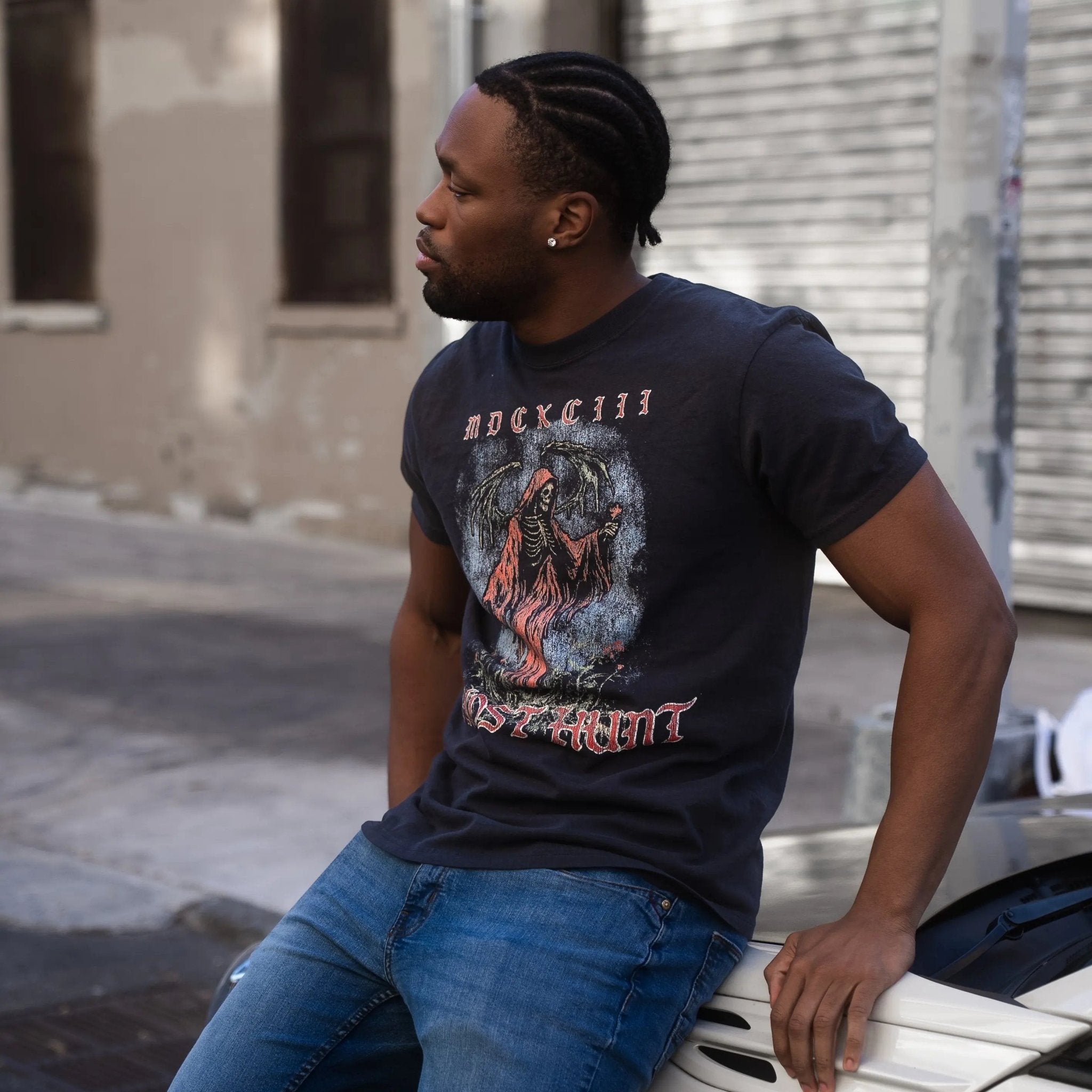 Shade's Garden Vintage Tee - Ghost Hunt - T-Shirt
